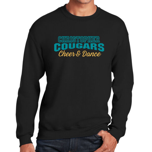 Cougars Cheer & Dance - Heavy Blend Crewneck Sweatshirt Thumbnail