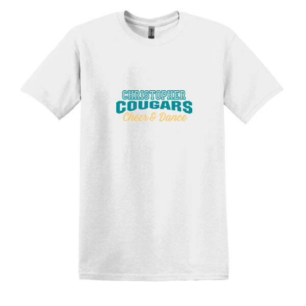 Christopher Cheer & Dance - Heavy Cotton 100% Cotton T Shirt 2 Thumbnail