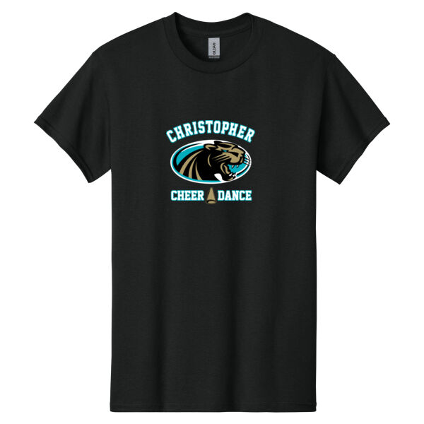 Christopher Cheer and Dance - Heavy Cotton 100% Cotton T Shirt Thumbnail