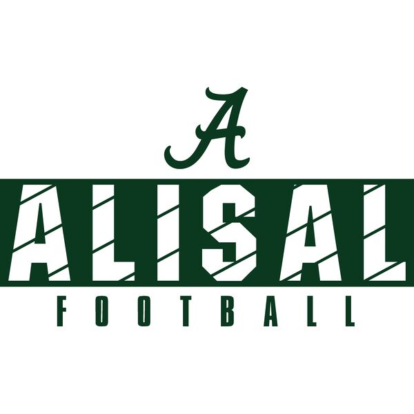 Alisal Football White Black Tee Logo DTF Thumbnail